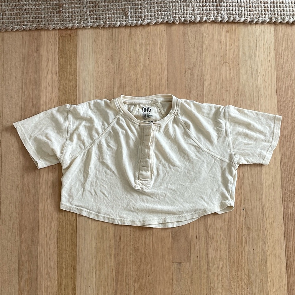 Urban outfitters BDG lily cropped Henley